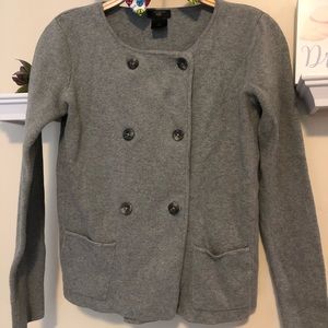 Ann Taylor Double Breasted Cardigan